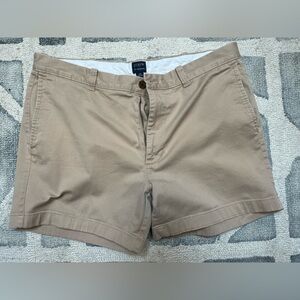 Jcrew size 35 waist 5 inch inseam British khaki shorts